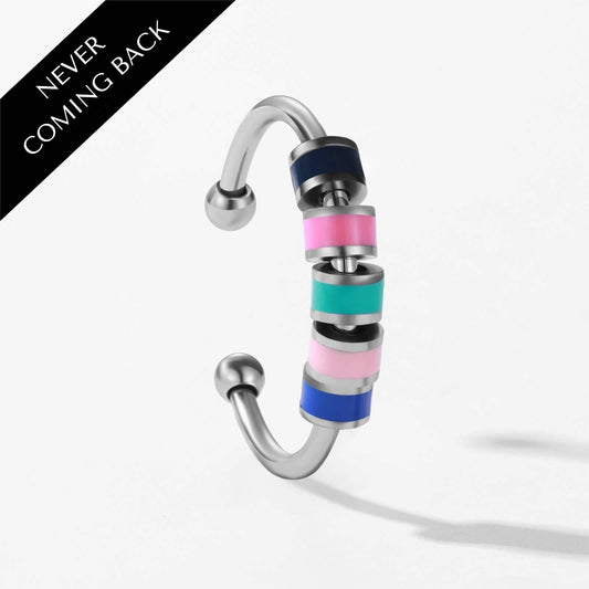 Aurora Sliding Worry Ring